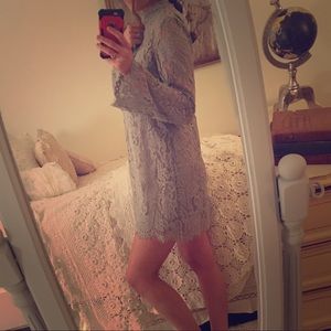 Wishlist sz M grayish-blue lace dress ✨🆕✨